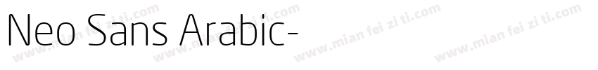 Neo Sans Arabic字体转换